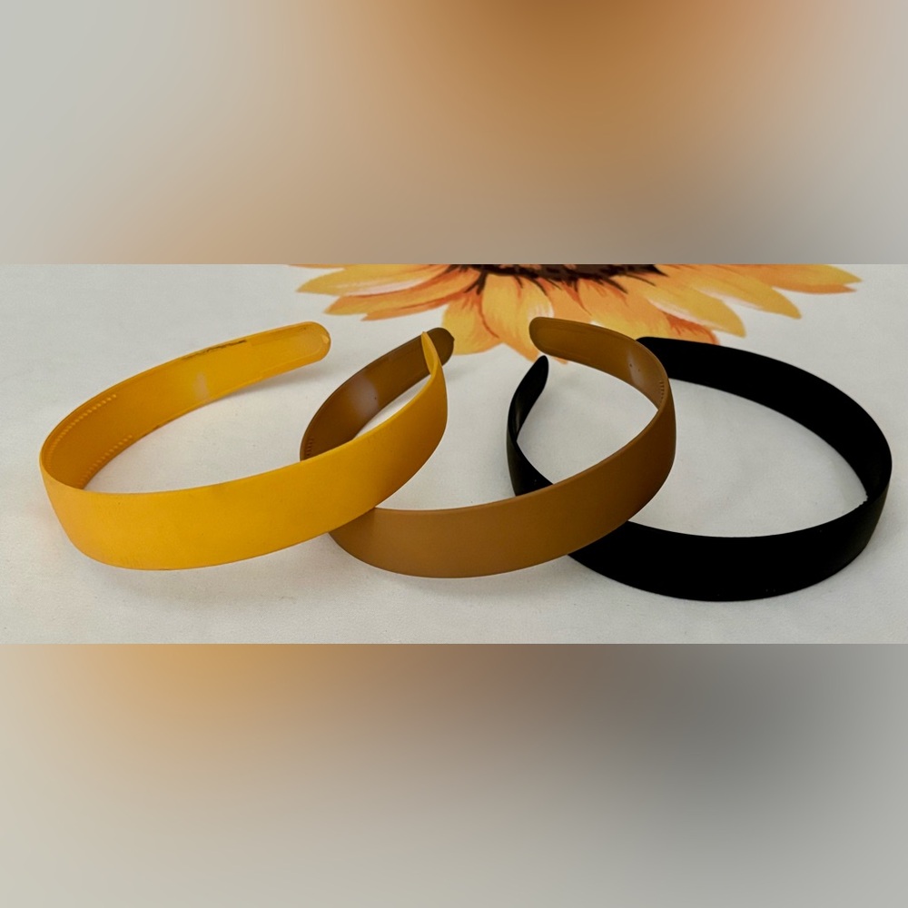 Stylish Yellow and Brown Headbands